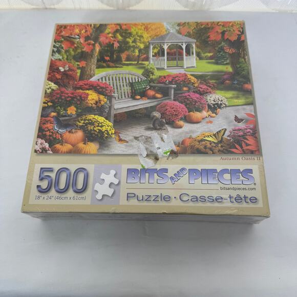Bits and Pieces Autumn Memories 500 Piece Puzzle Sealed New - Picture 2 of 5